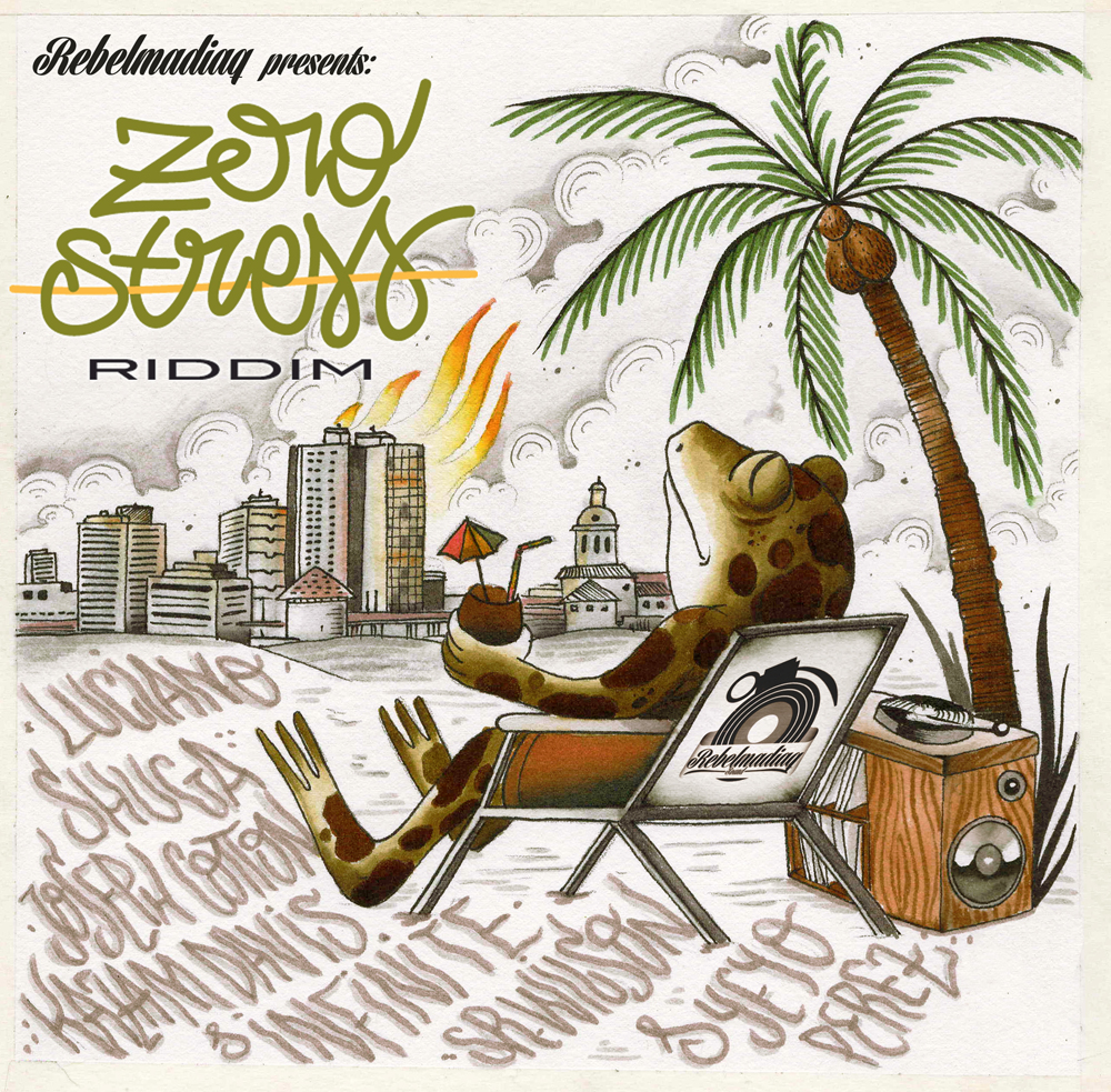 [ RBMDQ 003 / 004 / 005 ] Rebelmadiaq Sound Presents [ Zero Stress Riddim 7inch Set ]