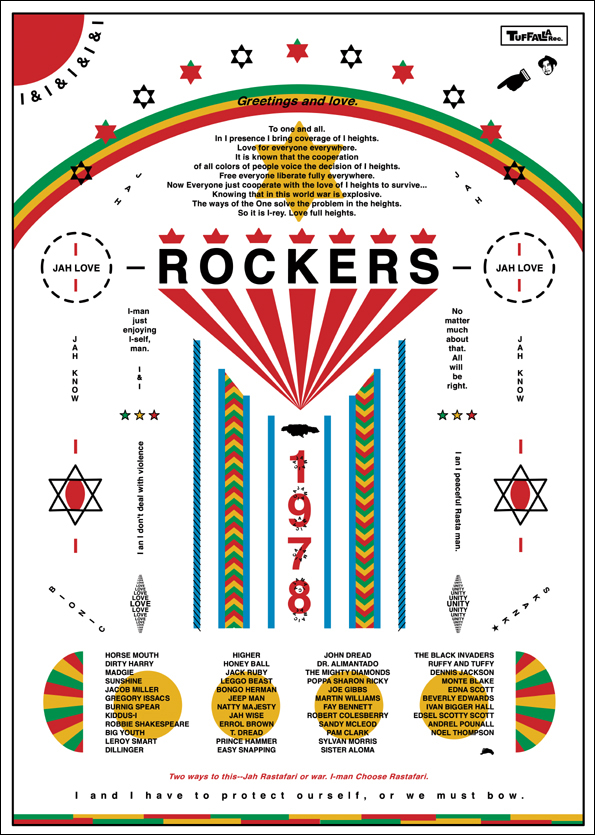 ROCKERS POSTER 限定100枚 (シリアルNo.入) / ステッカー付きby BIONIC SKANK a.k.a ARAKAWA